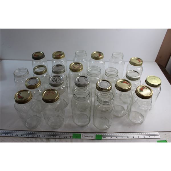 *(24) Assorted Bernardin Glass Jars