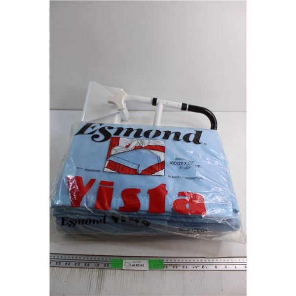 Tub Grab Bar and Esmond Vista Blanket 83'' x 71''