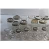 Image 2 : (13) Glass Sealer Jars, (9) Spice Jars, (9) Candle Holders, (2) Cups and Candle Set