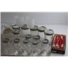 Image 3 : (13) Glass Sealer Jars, (9) Spice Jars, (9) Candle Holders, (2) Cups and Candle Set