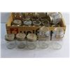 Image 2 : (24) Assorted Glass Jars and Wooden Crate