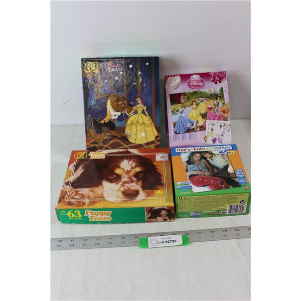 (4) Kids Puzzles - All As Is