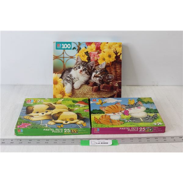 (3) Kids Puzzles - All As Is