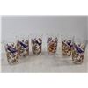 Image 2 : (16) Vintage Glass Cups Three Patterns