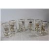 Image 3 : (16) Vintage Glass Cups Three Patterns