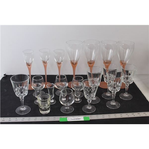 Assorted Liquor Glasses