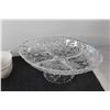 Image 2 : Regent Fine China - (8) Plates, (4) Cups, (4) Small Plates, (4) Small Soup Bowls, Crystal Cut Glass 