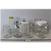 Image 1 : (6) Glass Jars, Plastic Cookie Jar, Teapot