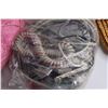 Image 9 : Wool Yarn, (2) Handmade Toques, Watch Case and Assorted Cords