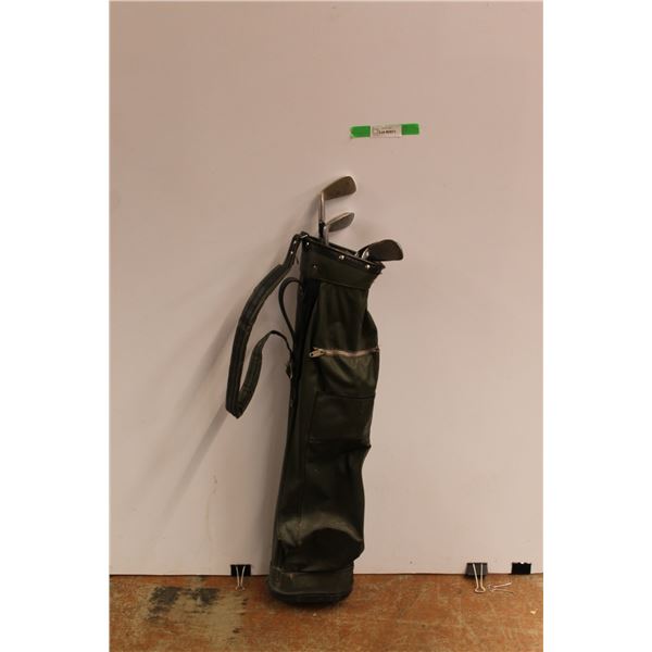 * Pro - Flite Gold Clubs with Bag