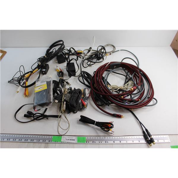 Assorted Chargers and Cords