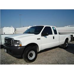 FORD F250XL SUPER DUTY SUPER CAB 4 DOOR 4X4 PICKUP, s/n 3FTNX21L64MA08497:
