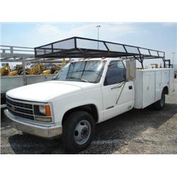 CHEVROLET 3500 UTILITY TRUCK, s/n 1GBJC34K9NE207963: