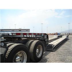 LANDOLL 50 TON TRI-AXLE LOWBOY TRAILER, s/n 1LH327VJ2Y1A11154: