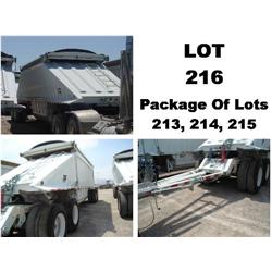 PACKAGE BID OF LOTS 213, 214, 215