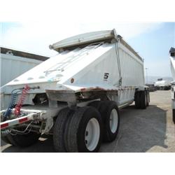 CPS  SBD232 T/A 32ft. BOTTOM DUMP TRAILER, s/n 4Z4111420YP003227: