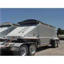 CTS T/A 32ft. BOTTOM DUMP TRAILER, s/n 1C91132212S770551: