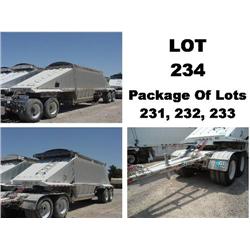 PACKAGE BID OF LOTS 231, 232, 233