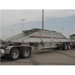 R WAY 4021 T/A 40ft. BOTTOM DUMP TRAILER, s/n 1R9BS40291L168593: