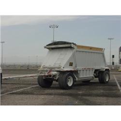 CPS  SBD222 2 AXLE BOTTOM DUMP PUP TRAILER, s/n 1C9111225TP389276: