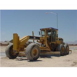 CATERPILLAR 14H MOTOR GRADER, s/n 7WJ01053: