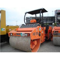HAMM HD110 TANDEM SMOOTH DRUM VIBRATORY COMPACTOR, s/n 44820: