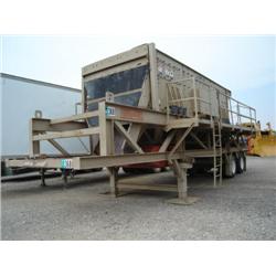 JCI-GOODFELLOW 7203-38LP PORTABLE SCREENING PLANT, s/n S021086: