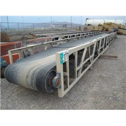 GOODFELLOW 36in. X 60ft. LATTICE FRAME STACKING CONVEYOR, s/n 3660S02177: