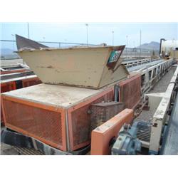 GOODFELLOW 36in. X 60ft. LATTICE FRAME STACKING CONVEYOR, s/n 3660S02180: