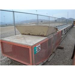 GOODFELLOW 36in. X 60ft. LATTICE FRAME STACKING CONVEYOR, s/n 3660S03254: