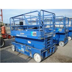 UPRIGHT X26N 2X4 ELECTRIC SCISSOR LIFT, s/n 15708: