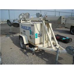 SUNLIGHTER CR5 PORTABLE LIGHT TOWER s/n 5F13D131XY1000300: