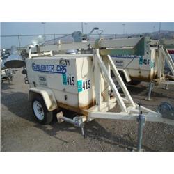 SUNLIGHTER CR5 PORTABLE LIGHT TOWER s/n 5F13D1317Y1000299: