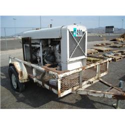 LINCOLN 400AMP PORTABLE DIESEL WELDER, s/n A1020852: