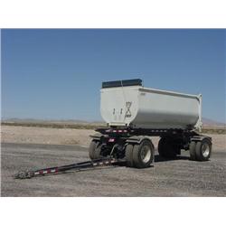 ALLCO T-20 2 AXLE 20yd TRANSFER TRAILER, s/n 5CBTC3522XC000446: