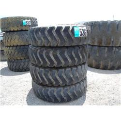 (4) 14.00X24 TIRES & RIMS (NEW)