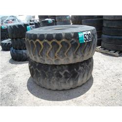 (2) 23.5R25 MICHELIN XHA TIRES