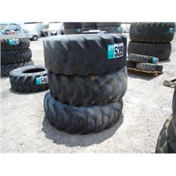 (3)  17.5 X 25 FIRESTONE L-2 TIRES