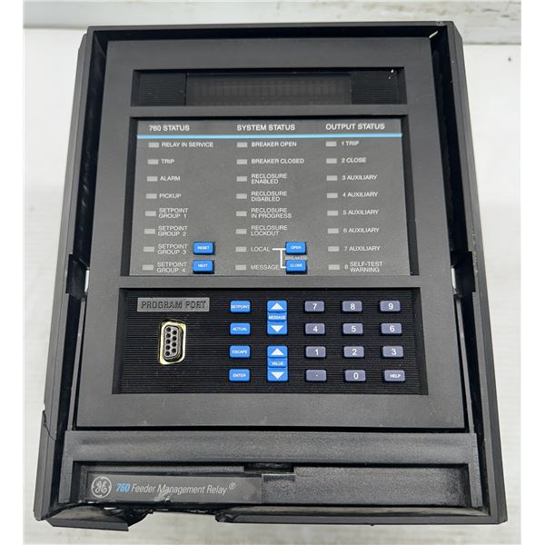 GE Multilin #SR760-CASE Model 760-P1-G1-S1-LO-A20-R Feeder Management Relay