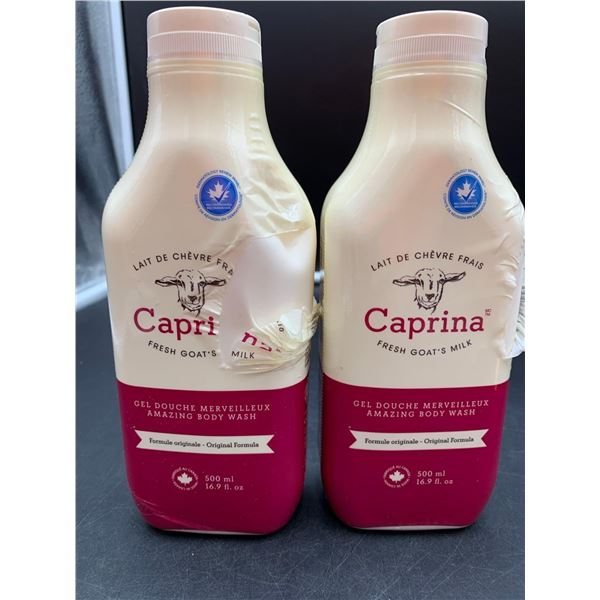 Caprina Fresh Goat's Milk Amazing Body Wash (2 x 500ml)