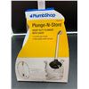 Image 2 : PlumbShop Plunge-N-Store Heavy Duty Plunger with Caddy