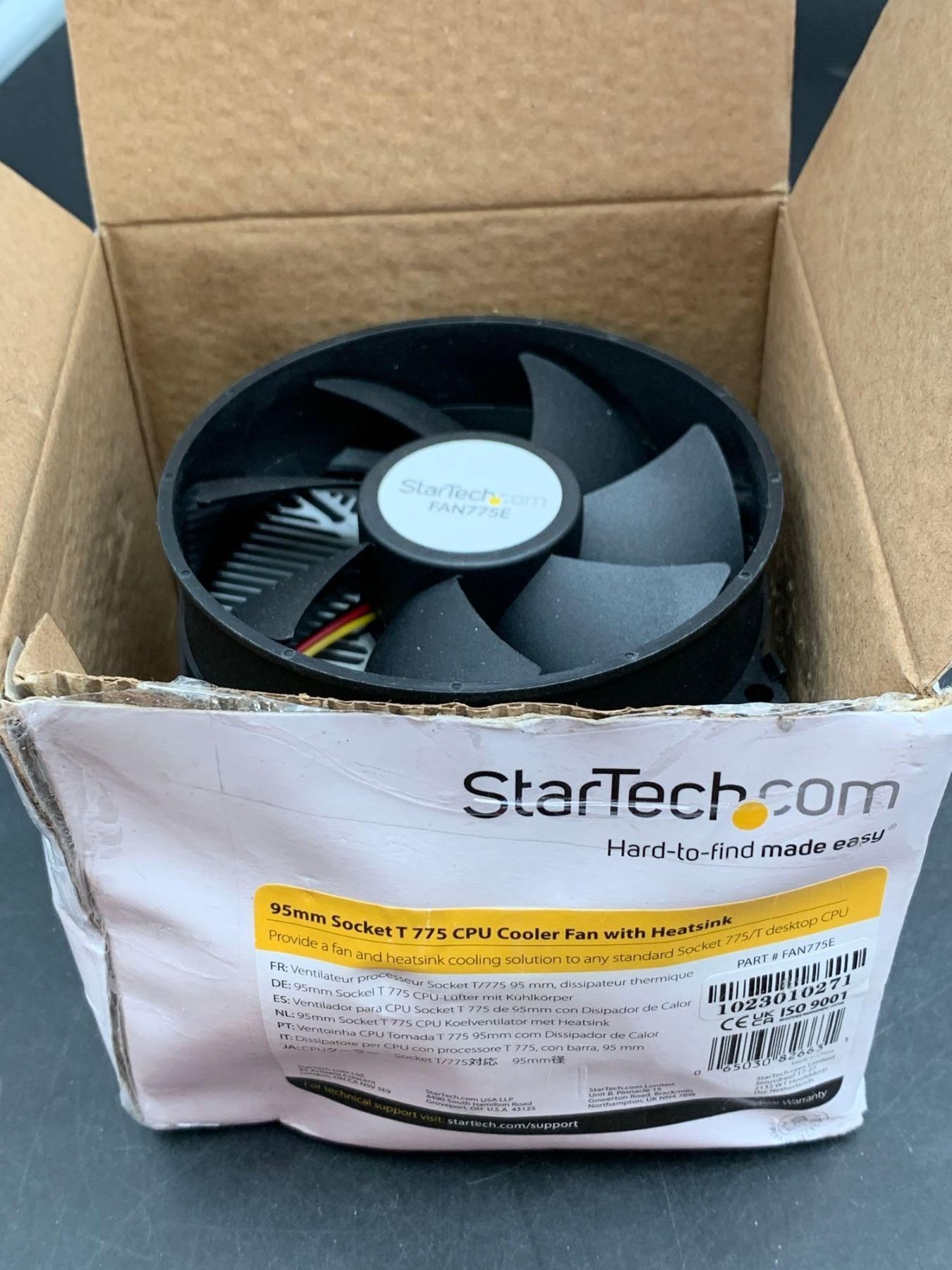 StarTech.com 95mm Socket T 775 CPU Cooler Fan with Heatsink