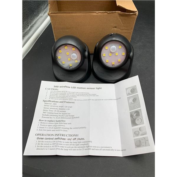360 Wireless LED Motion Sensor Light