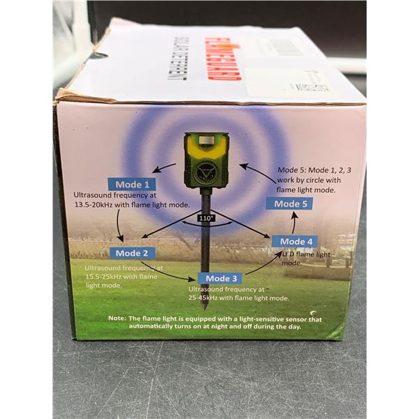 Flame Guard Solar Deterrent