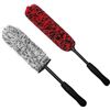 Image 1 : YeewayVeh Car Wheel Brush, 2 Pack Soft Lightweigh Microfiber Wheel Brush and Wool Fiber Wheel Brushe
