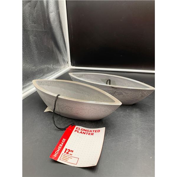 Elongated Planter 12in (2ct)