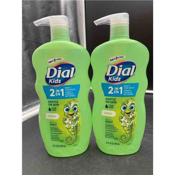 Dial Kids 2in1 Body & Hair Wash Melon (2 x 709ml)