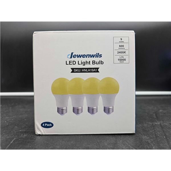 Jewnewils LED Light Bulb 9w (4pk)