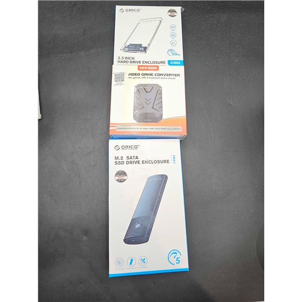 Crico 2.5in Hard Drive Enclosure, Video Game Converter and M.2 Sata SSD Drive Enclosure