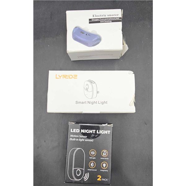 Electric Snorer Oxygen Concentration, Smart Night Light, LED Night Light Motion Sensor